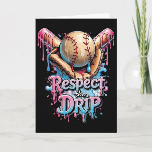 Tarjeta Respetar El Goteo Bysebyll Home Plate Helado Goteo