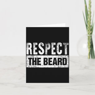 Tarjeta Respetar La Barba