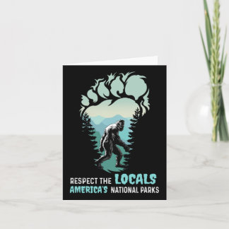 Tarjeta Respeto a los lugareños que pisan el sombrero de S