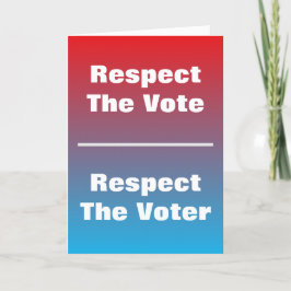 Tarjeta Respeto al voto y al votante