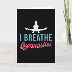 Tarjeta Respiro la gimnasia de Acrobat Bars Gymnast