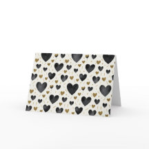 Resplandor Dorado & Tinta: Corazón Elegante