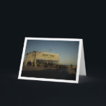 Tarjeta Restaurant at Playa de la Malvarrosa de Valencia<br><div class="desc">Restaurant at Playa de la Malvarrosa de Valencia Greeting Card. You can easily customize this product for free if you would like to add wording or change the color of the background.</div>