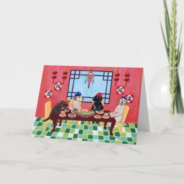 Tarjeta Restaurante chino Labrador (Anverso)