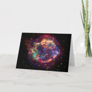 Tarjeta Resto de Cassiopeia Galaxy Supernova
