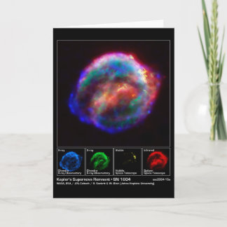 Tarjeta Resto de la Supernova de Kepler - NASA 1604