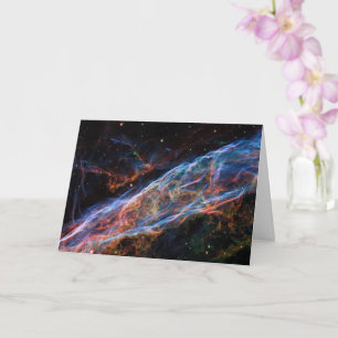 Tarjeta Restos de Supernova de la Nebulosa del Velo Telesc