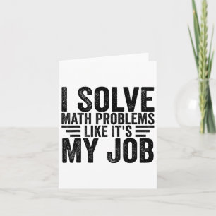 Tarjeta Resuelvo problemas matemáticos como si fuera mi tr