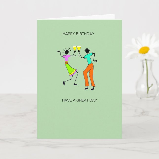 Tarjeta Resumen, asombrosos vítores cumpleaños (Planta pequeña)