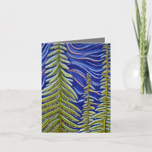 Tarjeta Resumen caprichoso Evergreens