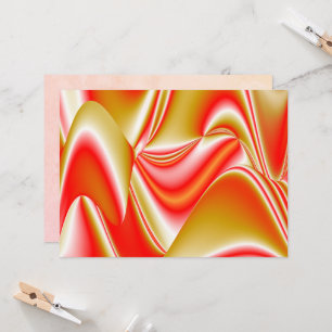 Tarjeta Resumen de amor y oro en 3D Rainbowart