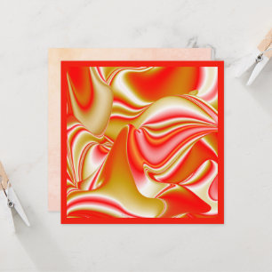 Tarjeta Resumen de amor y oro en 3D Rainbowart