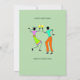 Tarjeta Resumen de arte africano asombrosos vítores cumple