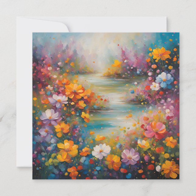 Tarjeta Resumen de arte floral (Anverso)