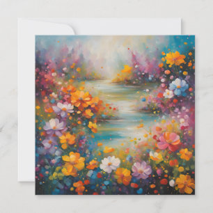 Tarjeta Resumen de arte floral