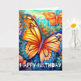 Tarjeta Resumen de Artsy Butterfly | Cumpleaños
