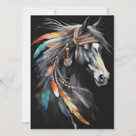 Tarjeta Resumen de caballos coloridos