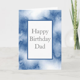 Tarjeta Resumen de color azul índigo