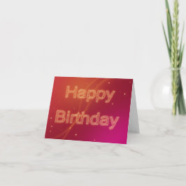 Tarjeta Resumen de Feliz Cumpleaños Feliz