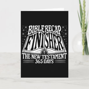 Tarjeta Resumen de la Biblia Finisher 365 Días Cita El Nue