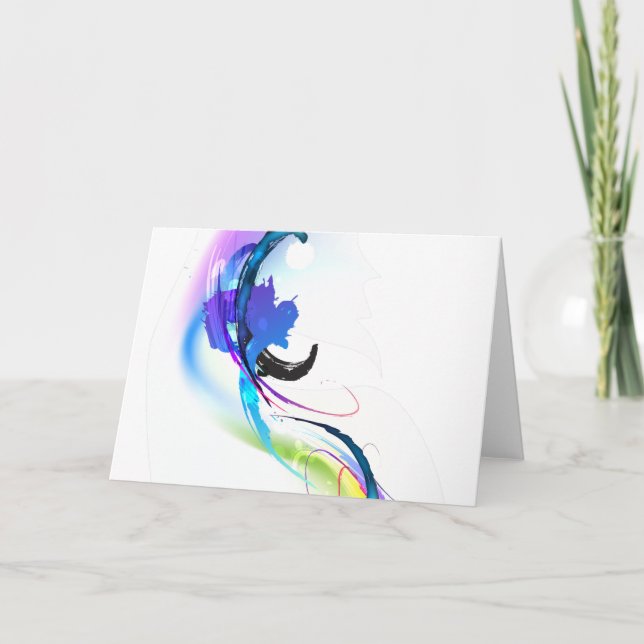 Tarjeta Resumen de las salpicaduras de pintura para la glo (Anverso)