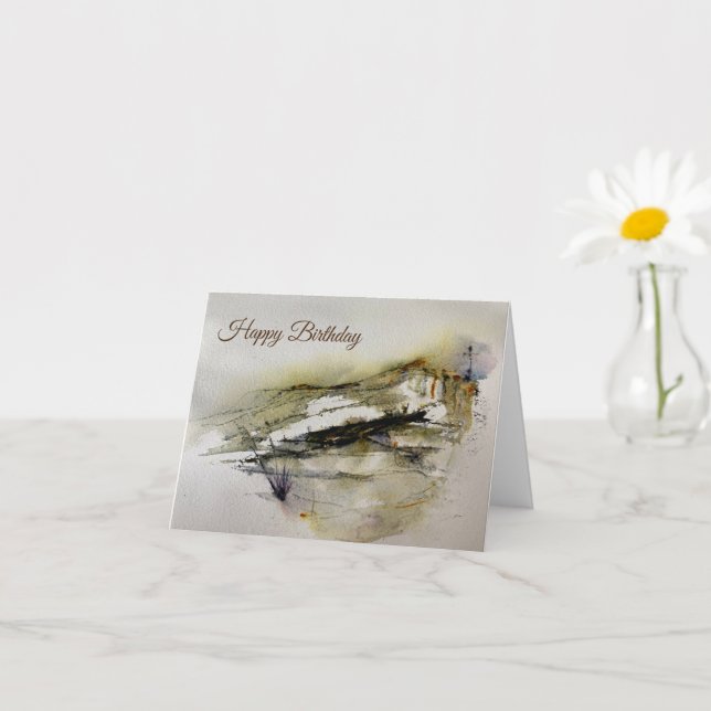 Tarjeta Resumen de los colores otoñales Aniversario del pa (Planta pequeña)