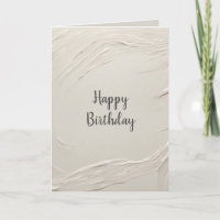 Resumen de marfil de cumpleaños Diseño texturizado