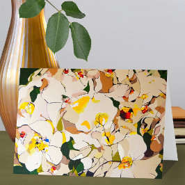 Tarjeta Resumen De Rosas Por La Tarde