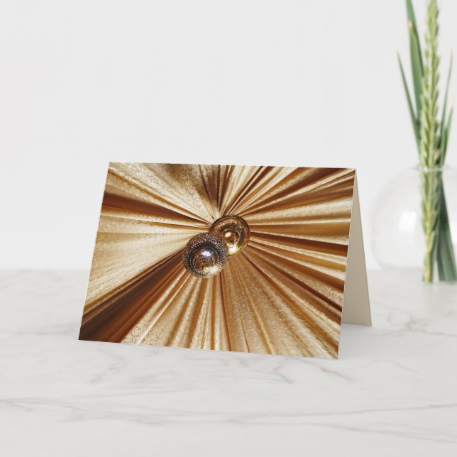 Tarjeta Resumen de Tan y Oro, saludo en blanco de todas la (Anverso)