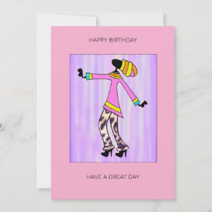 Tarjeta Resumen elegante, elegante y moderno Cumpleaños Ch