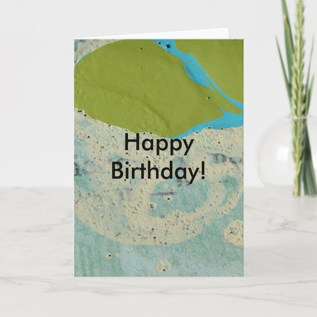 Tarjeta Resumen, ¡Feliz cumpleaños! (Anverso)