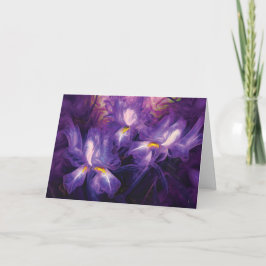 Tarjeta Resumen Las Flores De Iris "¡Feliz Cumpleaños!" Sa