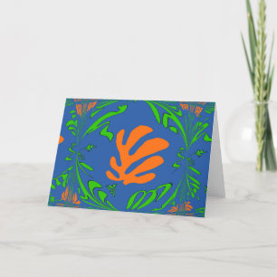 Tarjeta Resumen Lilly, estilo Matisse