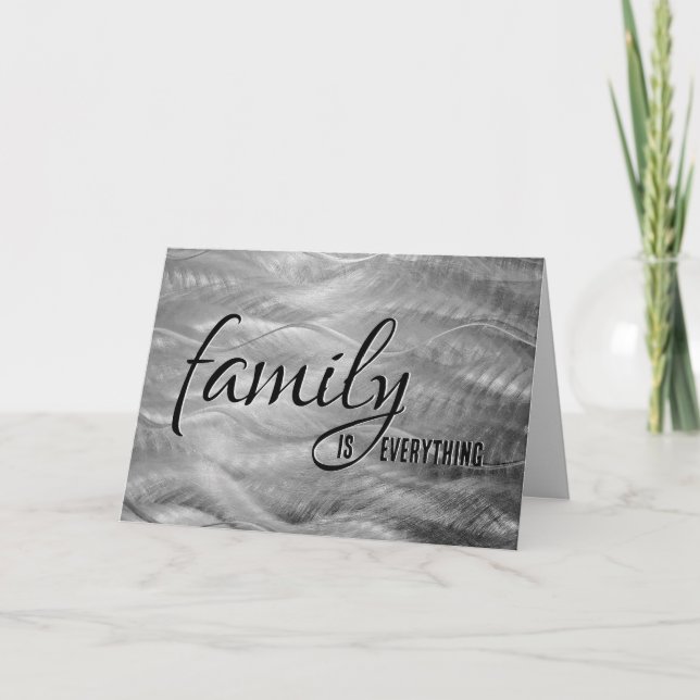 Tarjeta Resumen Metalizado de cumpleaños de Step Dad (Anverso)