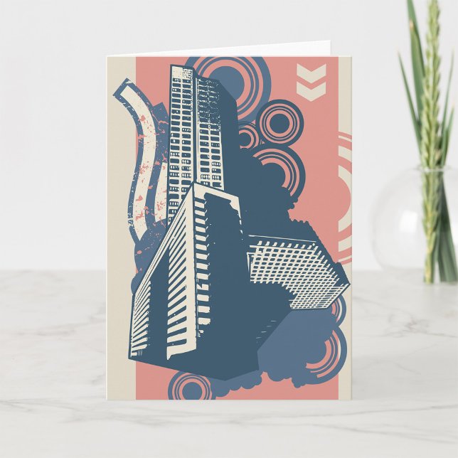 Tarjeta Resumen moderno Antecedentes urbanos Entorno vibra (Subido por el creador)