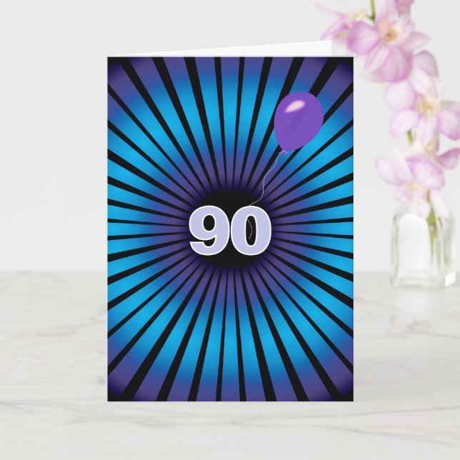 Tarjeta Resumen Vortex por 90º cumpleaños (Orquídea)