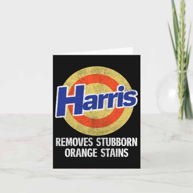 Tarjeta Retira primero al Naranja testarudo Stains Kamala  (Anverso)