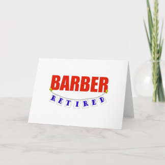 TARJETA RETIRED BARBER