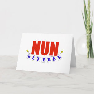 TARJETA RETIRED NUN