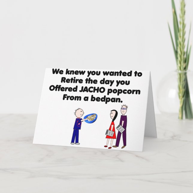 Tarjeta Retired Nurse Story Art JACHO 2 Card (Anverso)