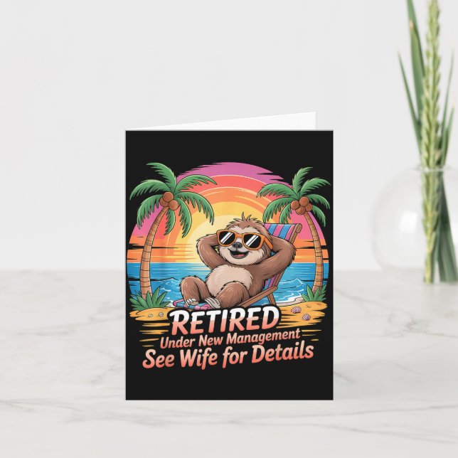 Tarjeta Retired Under New Management See Wife For Details  (Anverso)