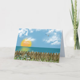 Tarjeta Retirement Beach Bt Ocean