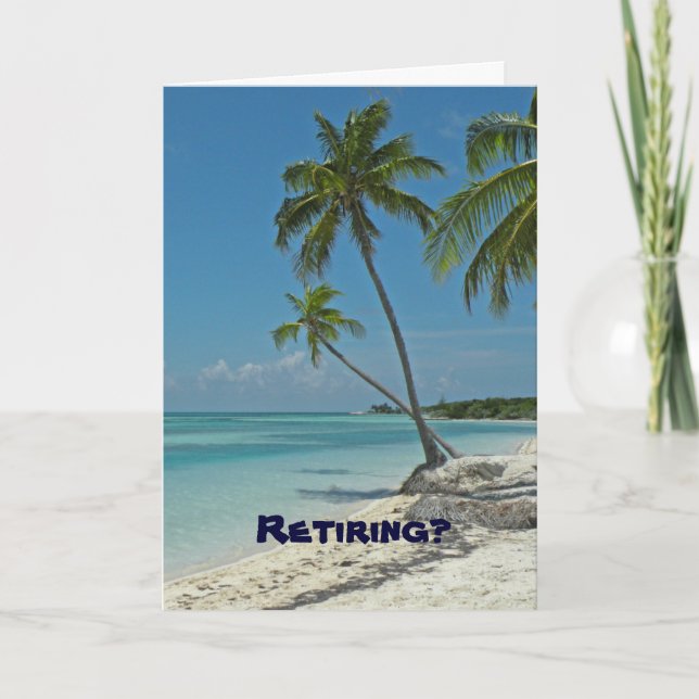 Tarjeta Retirement Congratulations Card (Anverso)
