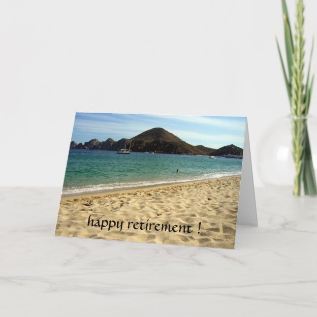 Tarjeta retiro de playa (Anverso)