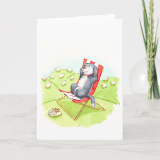 Tarjeta Retiro del perro pastor