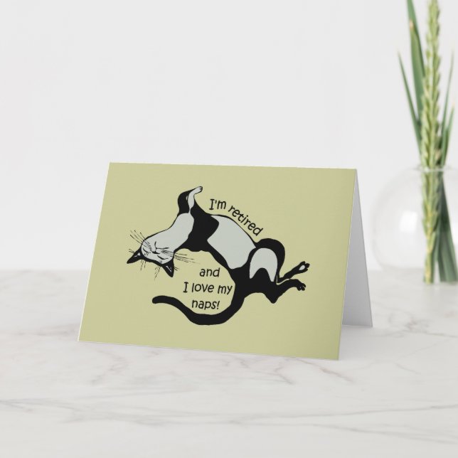 Tarjeta retiro divertido (Anverso)