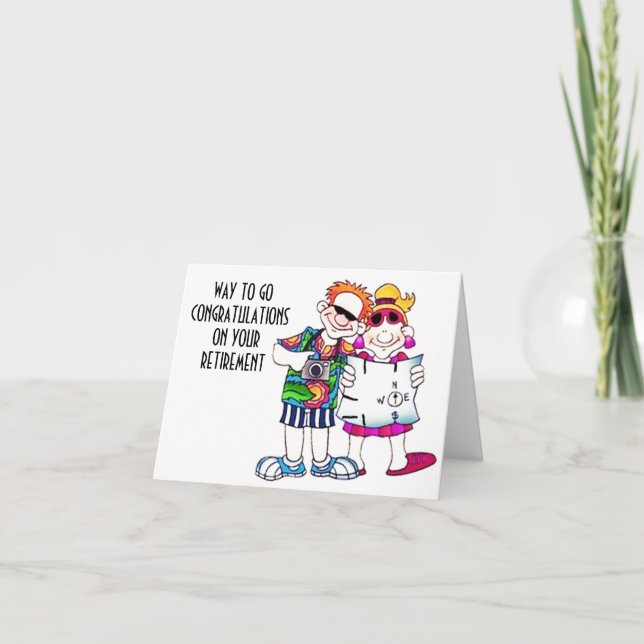 TARJETA ***RETIRO*** FELICITACIONES (Anverso)