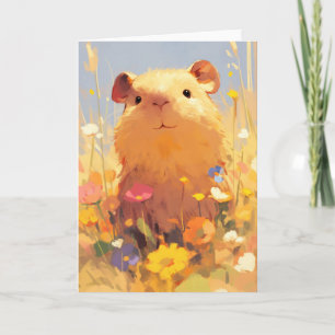 Tarjeta Retiro Herboso de Capybara