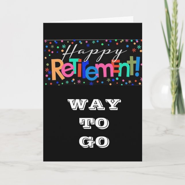 TARJETA ***RETIRO*** TIEMPO DE SU VIDA (Anverso)