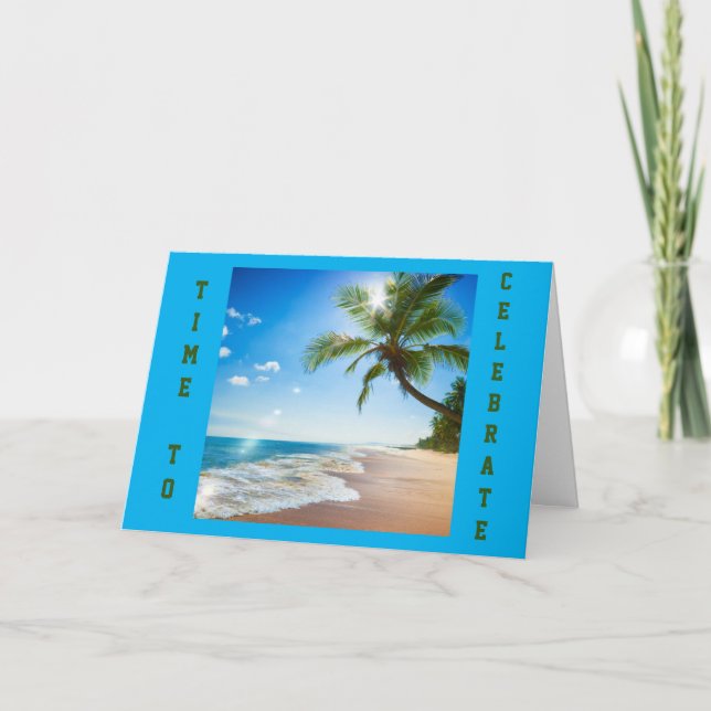 TARJETA **RETIRO** TIEMPO PARA "DISFRUTAR DE LA VIDA" (Anverso)